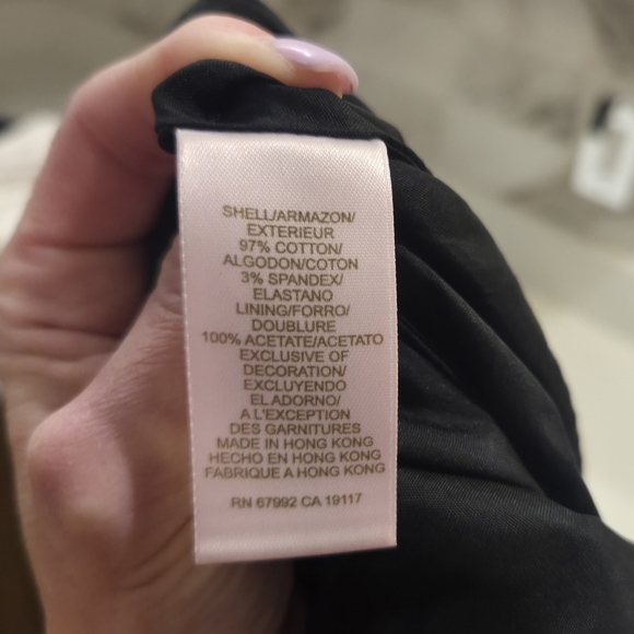 Sigrid Olsen Black & White Floral Sleeveless V-Neck Mini Sundress With A Bow Tie - Picture 7 of 7